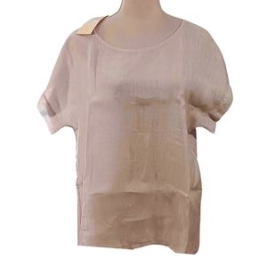 NWT Sand Color Linen Tunic Large